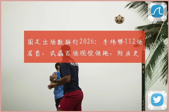 国足出场数排行2026：李玮锋112场居首，武磊百场现役领跑，附历史前十榜单解读